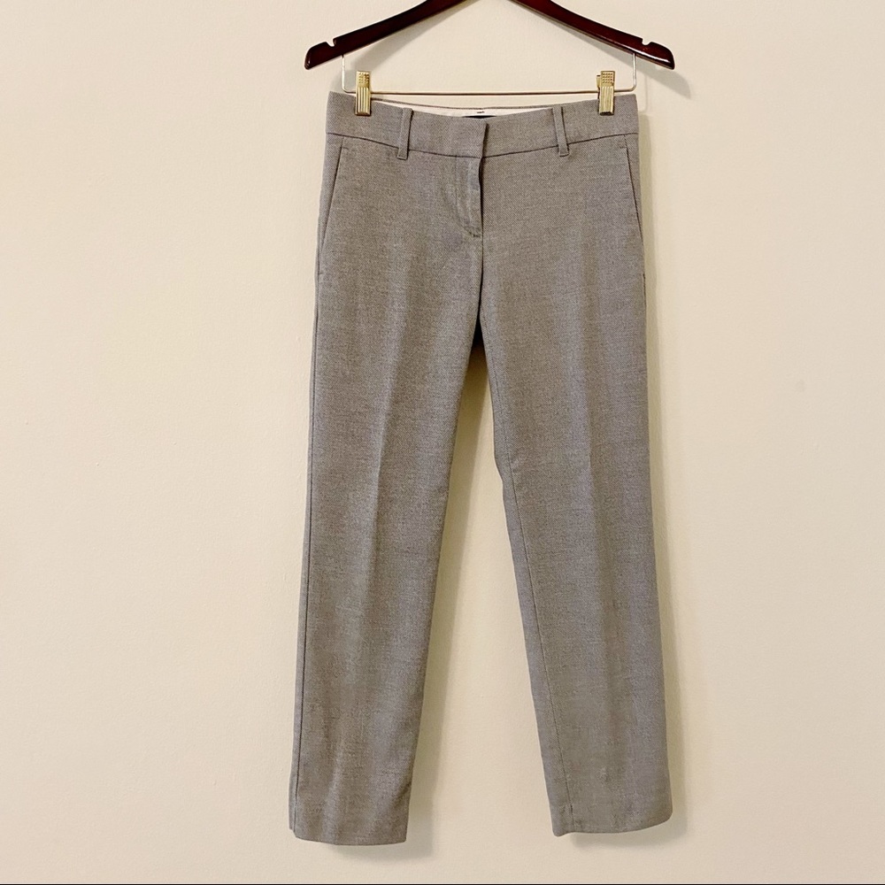 Ann Taylor Petite Straight Leg Pants In Flannel